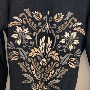 Women's Coat - Embroidered Detail